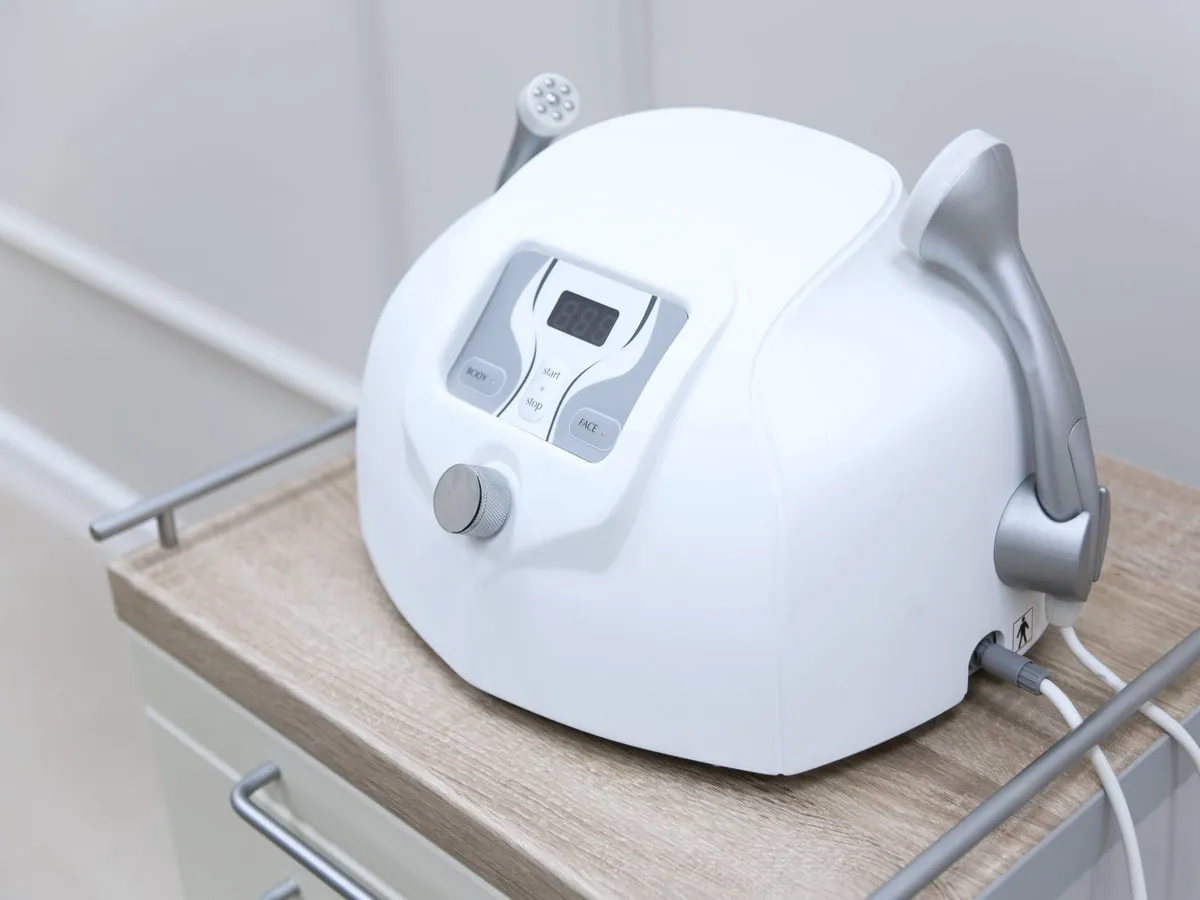 The hydradermabrasion unit in the treatment room.